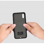 Wholesale iPhone X (Ten) Portable Power Charging TPU Full Case 5000 mAh (Gray)